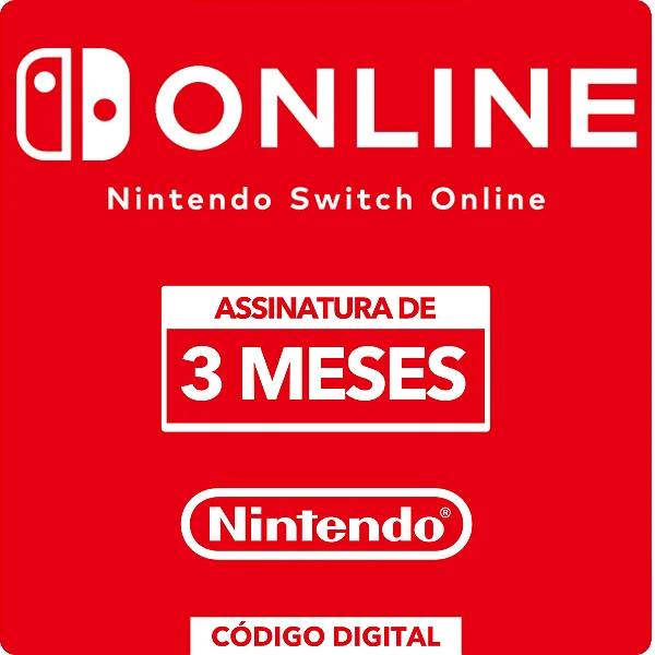 Nintendo Switch Online 3 Meses - Código Digital