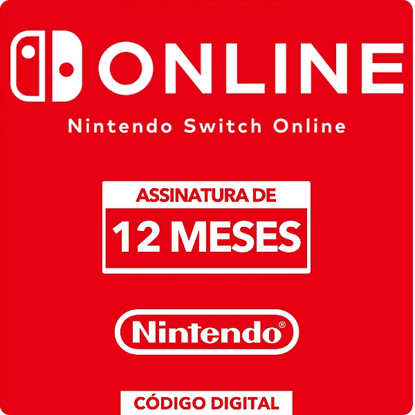 Nintendo Switch Online 12 Meses - Código Digital