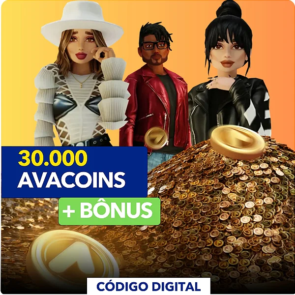 Avakin Life - 30.000 AvaCoins - Código Digital