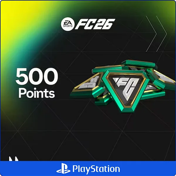 Ea Sports FC 26 - 500 FC Points PS4 e PS5 - Código Digital