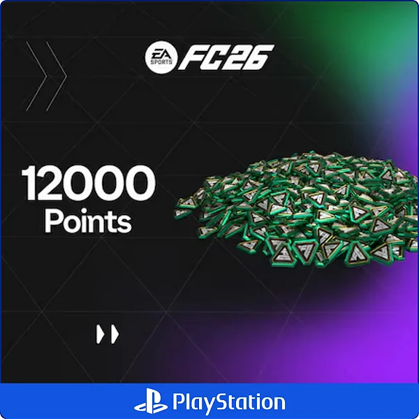Ea Sports FC 26 - 12.000 FC Points PS4 e PS5 - Código Digital
