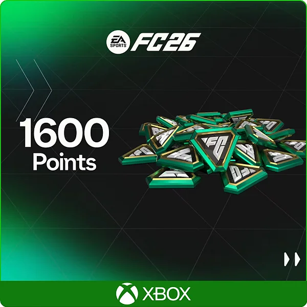 Ea Sports FC 26 - 1.600 FC Points Xbox One e Series - Código Digital