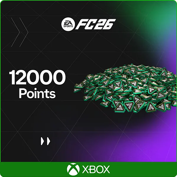 Ea Sports FC 26 - 12.000 FC Points Xbox One e Series - Código Digital