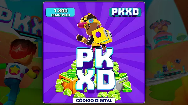 PKXD - 1.800 Gemas - Código Digital