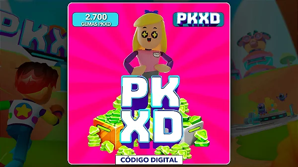 PKXD - 2.700 Gemas - Código Digital