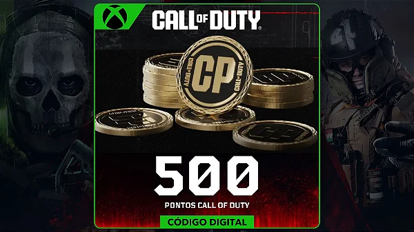 Call Of Duty - 500 Points Xbox One e Series - Código Digital