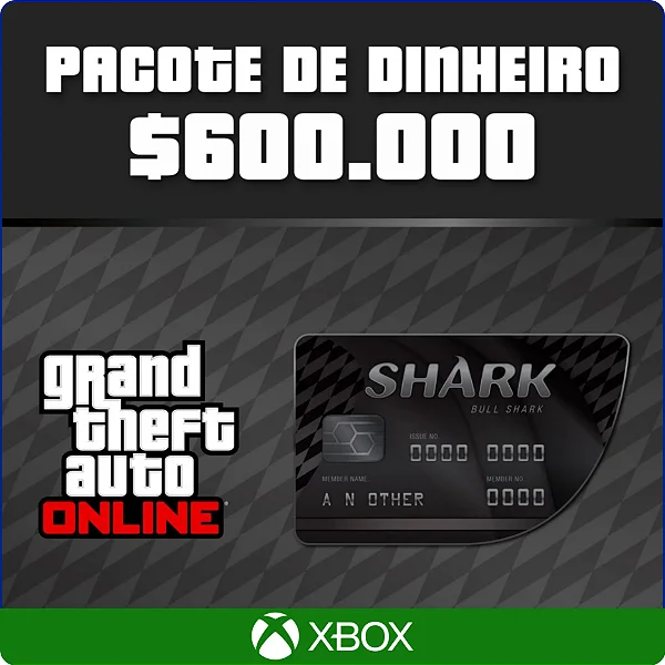 GTA Online - 600.000 Cash Cards Xbox One e Series - Código Digital