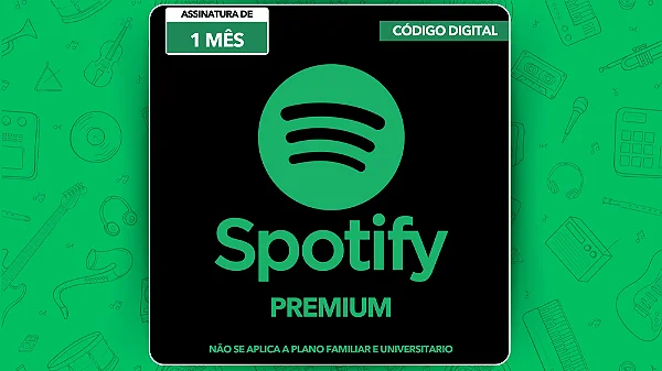 Spotify Premium 1 Mês Brasil - Código Digital