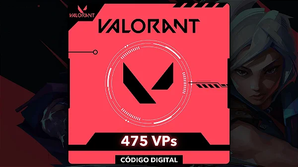 Valorant - 475 Valorant Points - Código Digital