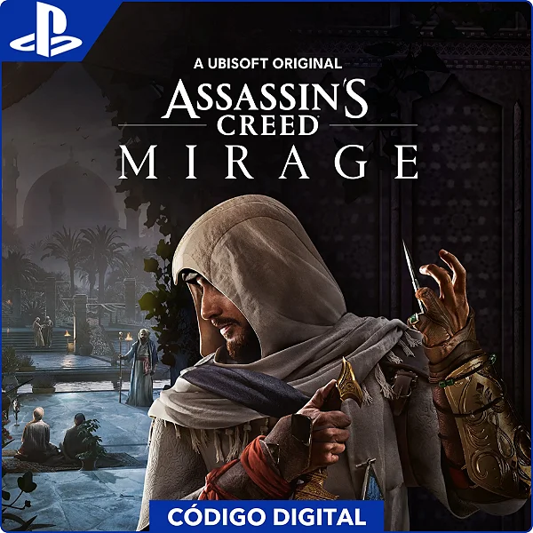 Assassins Creed Mirage PS4 e PS5 - Código Digital