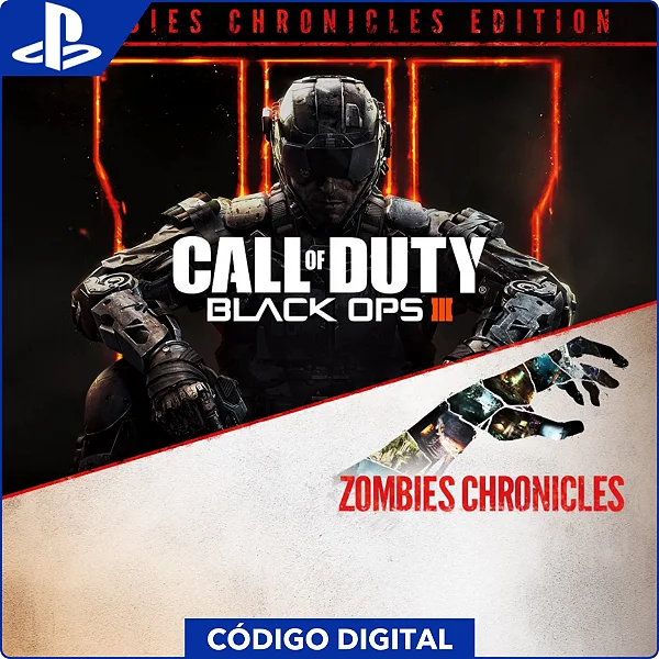 Call of Duty Black Ops 3 Edição Zombies Chronicles PS4 - Código Digital