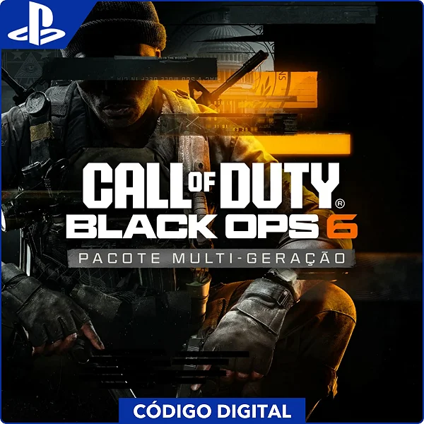 Call of Duty Black Ops 6 PS4 e PS5 - Código Digital