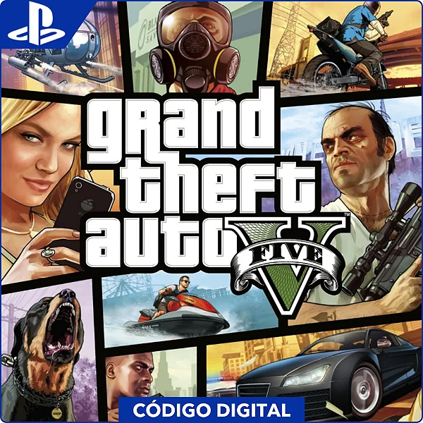 GTA V PS5 - Código Digital