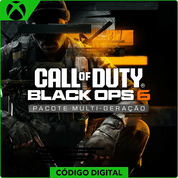 Call Of Duty Black Ops 6 - Xbox One e Xbox Series X/S - Código Digital