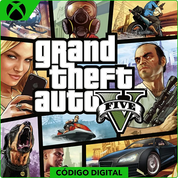GTA V - Xbox One e Xbox Series - Código Digital