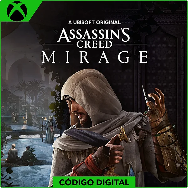 Assassins Creed Mirage - Xbox One e Xbox Series - Código Digital