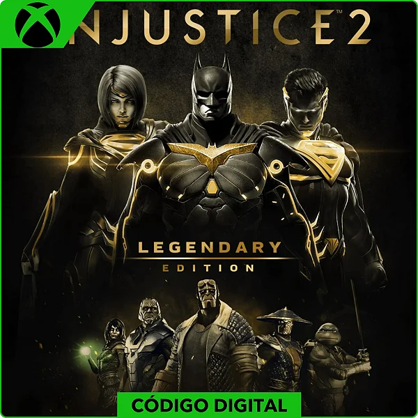 Injustice 2 Legendary Edition - Xbox One e Xbox Series - Código Digital