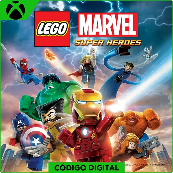 Lego Marvel Super Heroes - Xbox One e Xbox Series - Código Digital