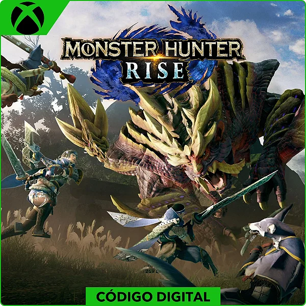 Monster Hunter Rise - Xbox One e Xbox Series - Código Digital