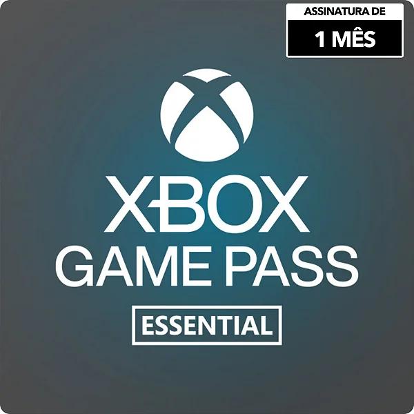 Xbox Game Pass Essential 1 Mês - Código Digital