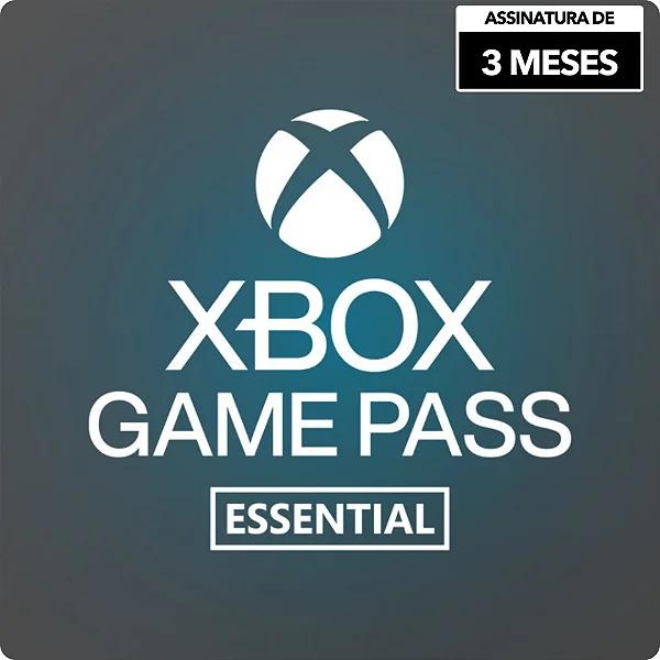 Xbox Game Pass Essential 3 Meses - Código Digital