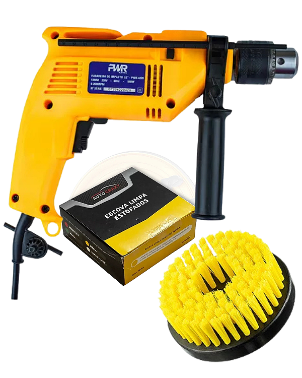 Furadeira - Pwr Tools 110v + ESCOVA DRILL