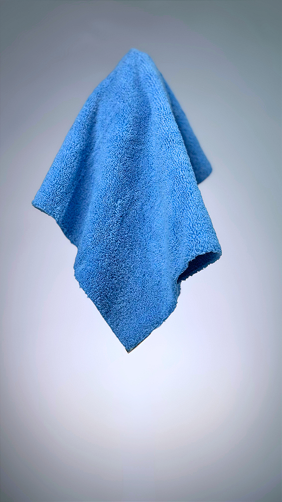 Pano De Microfibra 40X40cm Azul 350gsm Lincoln
