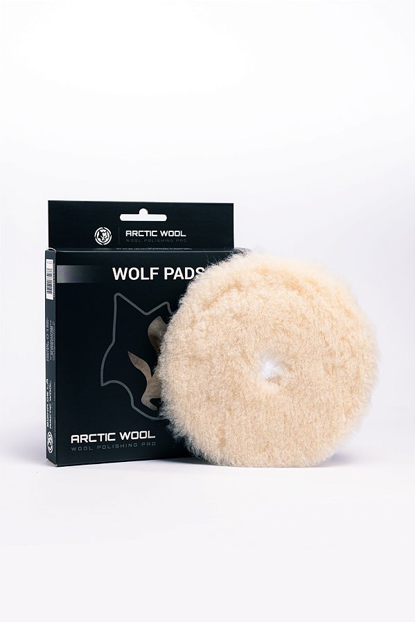 Boina De Lã Natural Artic Wool Sem Interface 5,25 Wolf Pads