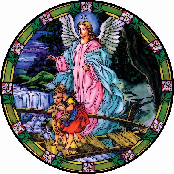 Adesivo em vinil Anjo da guarda a prova d'água proteção UV para carros motos vidro