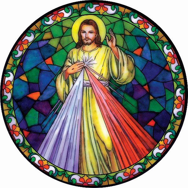 Adesivo em vinil Jesus Misericordioso a prova d'água proteção UV para carros motos vidro