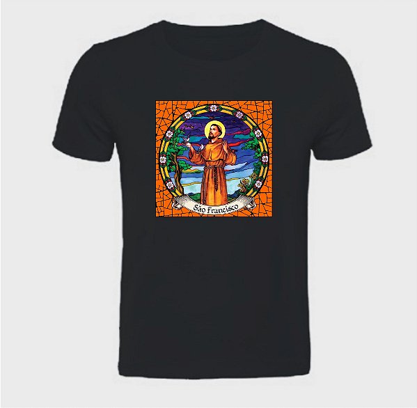 Blusa básica unissex São Francisco em algodão