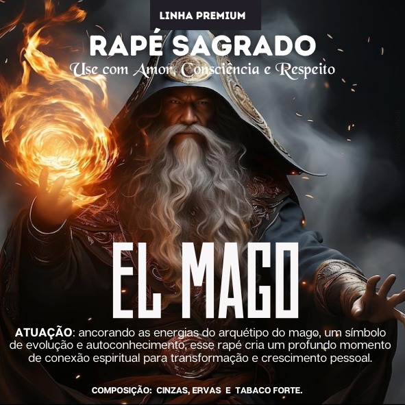 Rapé Sagrado El Mago - conexão espiritual