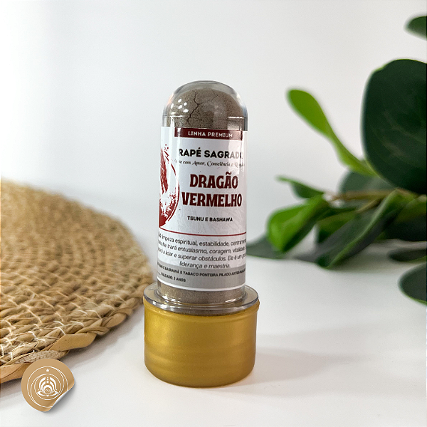 Rapé Sagrado Dragão Vermelho - O Fogo da Coragem e Liderança