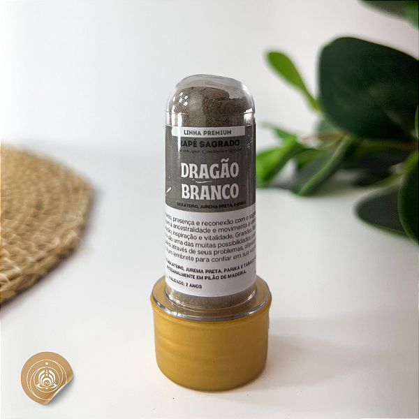 Rapé Sagrado Dragão Branco - Reconexão, Inspiração e Clareza