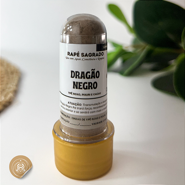 Rapé Sagrado Dragão Negro – Acolhimento das Sombras