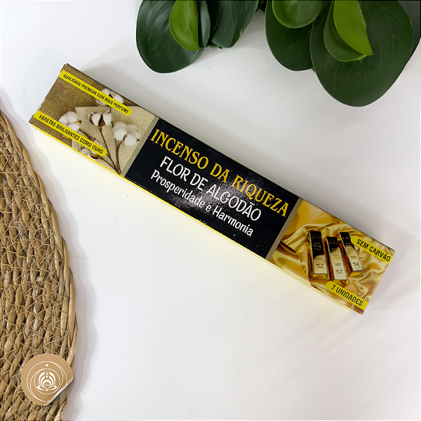 Incenso Indiano Massala Riqueza – Flor de Agodão