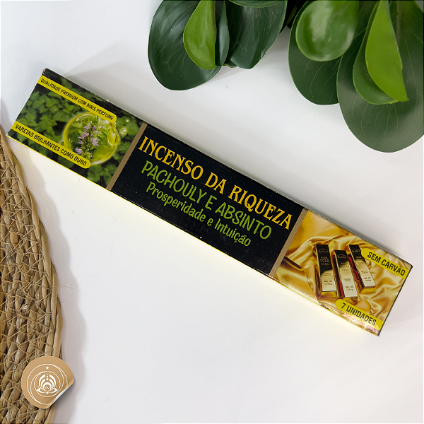 Incenso Indiano Massala Riqueza – Patchouly e Absinto