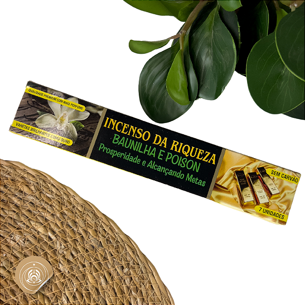Incenso Indiano Massala Riqueza – Baunilha & Poison