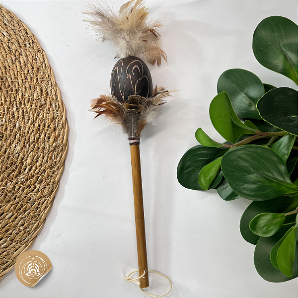 Maraca Shipibo – Instrumento Xamânico de Cura