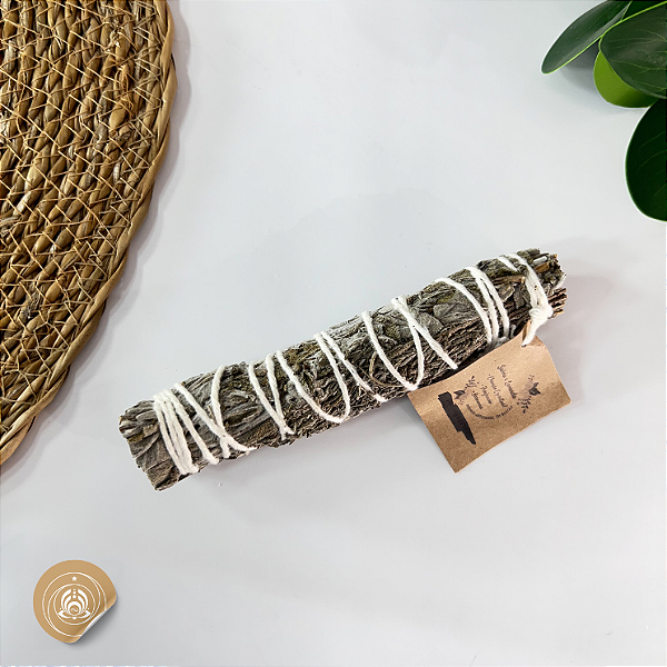 Bastão de Sálvia Branca com Lavanda - Purificação profunda com suavidade e proteção.