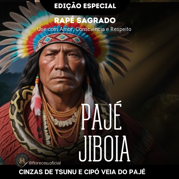 Rapé Pajé Jiboia - Limpeza e Proteção