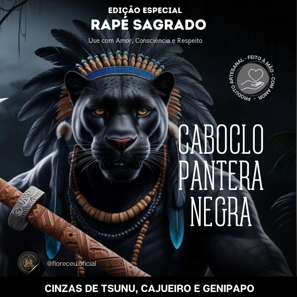 Rapé Caboclo Pantera Negra