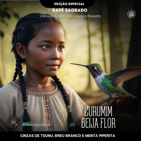 Rapé Curumim Beija-Flor - dissolve os pesos emocionais e desperta o entusiasmo