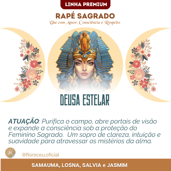 Rapé Deusa Estelar – Conexão com o Feminino Cósmico