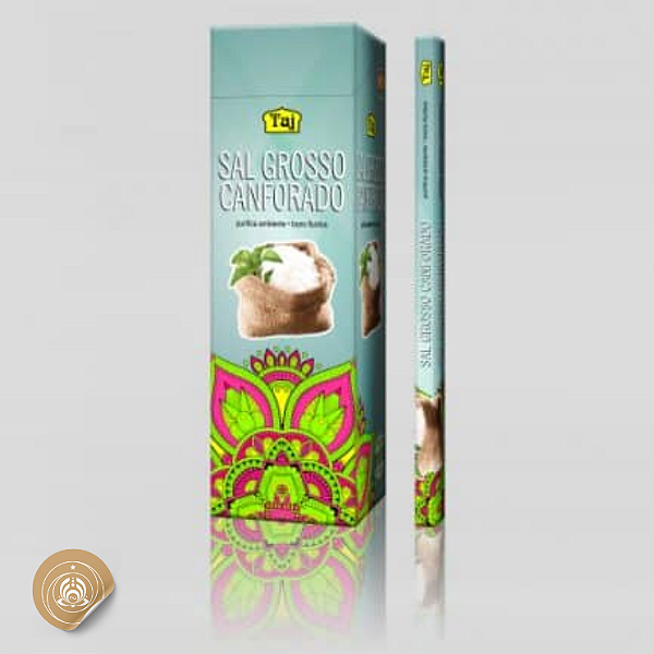 Incenso Taj – Sal Grosso Canforado - Proteção e Bons Fluidos