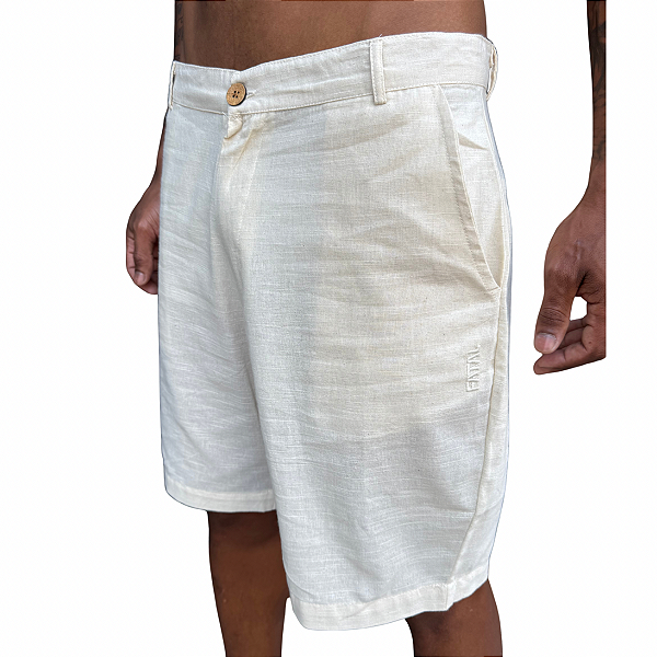Bermuda Linho Fatal 30478 Off White