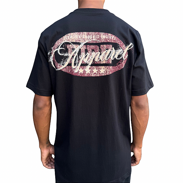 Camiseta Fire Tag Stars Preto