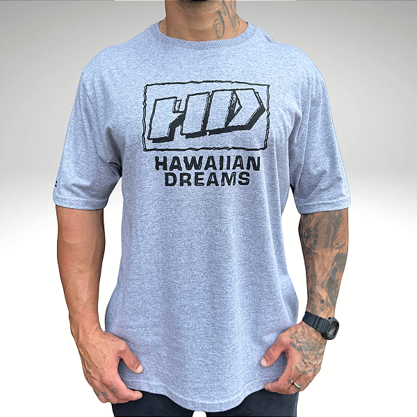 Camiseta HD 9863A Cinza Mescla