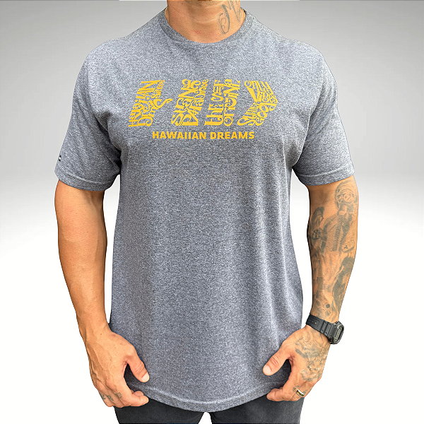 Camiseta HD 9878A Chumbo Mescla