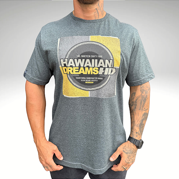 Camiseta HD 9896A Verde Musgo Mescla